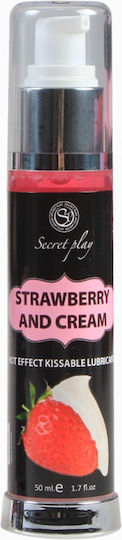 Secretplay Kissable Lube & Hot Oil Lubricant Strawberry & Cream 50ml