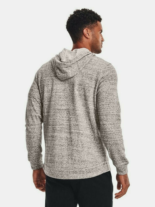 Under Armour Rival Terry Sweatshirt with Hood Onyx White