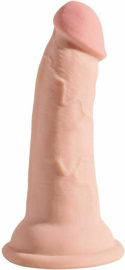 King Cock Triple Density Ρεαλιστικό Dildo με Βεντούζα Light 15cm
