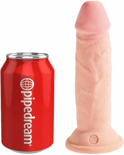 King Cock Triple Density Ρεαλιστικό Dildo με Βεντούζα Light 15cm