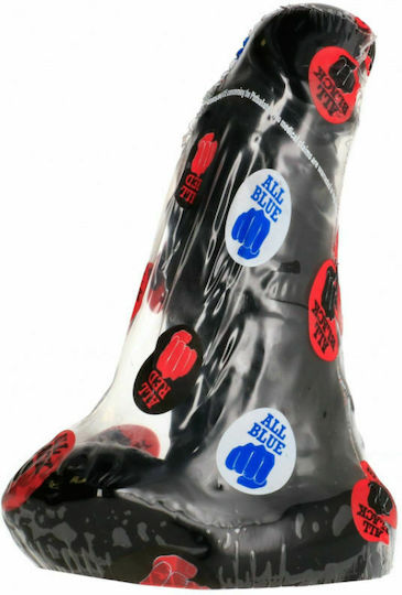 All Black Hose Ρεαλιστικό Dildo με Όρχεις Μαύρο 13cm