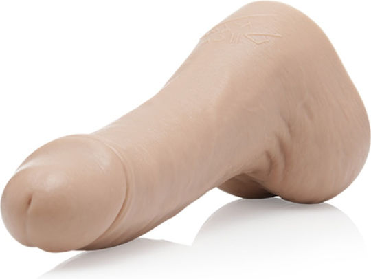 Fleshlight Allen King Dildo Glass Dildo with Scrotum Flesh 18cm
