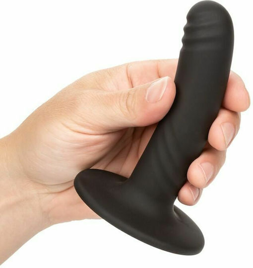 Calexotics Boundless Silicone Ridged Probe Dildo Mit Saugnapf Black 12cm