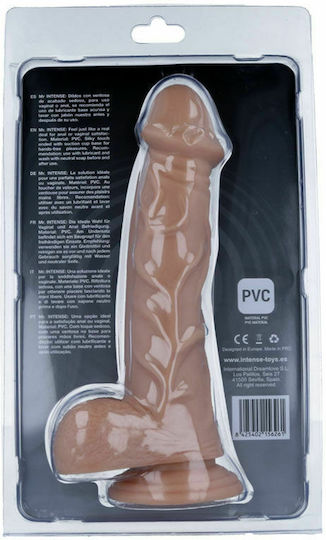 Intense Mr Intense Realistic Cock 26 Ρεαλιστικό Dildo με Όρχεις και Βεντούζα Flesh 22cm