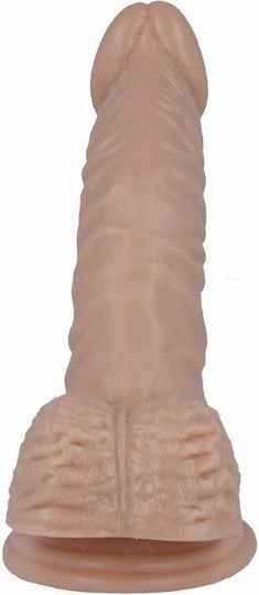 Intense Mr Intense Realistic Cock 18 Glass Dildo with Balls and Suction Cup Flesh 19.8cm