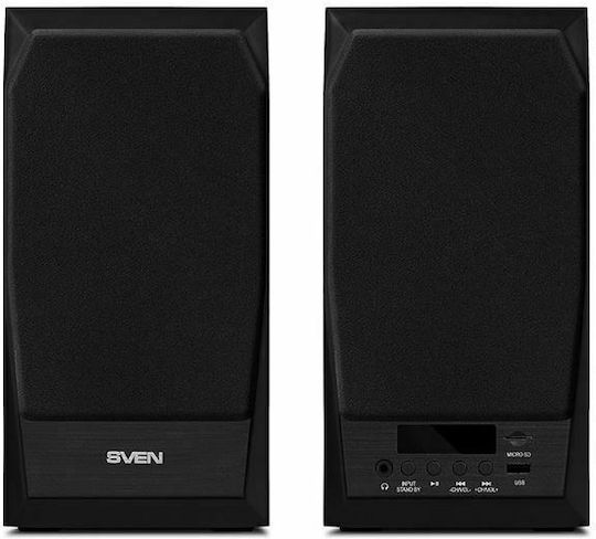 Sven Sound System 2 MC-10 SV-014018 50W with Digital Media Player and Bluetooth Black