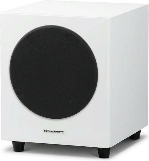 Wharfedale WH-D8 S019.31731 Aktiv Subwoofer mit Lautsprecher 8" 70W Weiß Weiß
