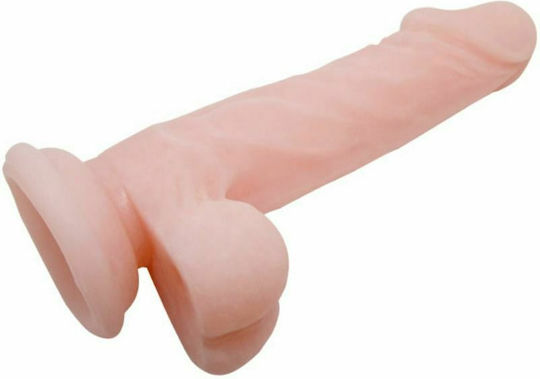 Baile Super Realistic Dildo Realistisches Dildo mit Hoden und Saugnapf Flesh 16.5cm