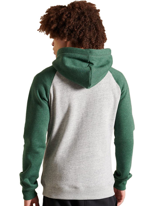 Superdry Men's Sweatshirt with Hood Gray