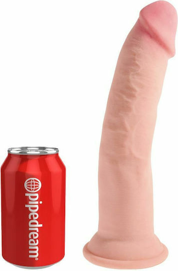 King Cock Triple Density Ρεαλιστικό Dildo με Βεντούζα Flesh 23cm