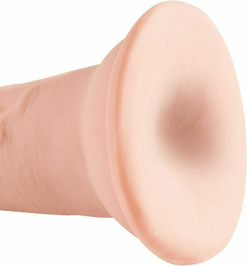 King Cock Triple Density Ρεαλιστικό Dildo με Βεντούζα Flesh 23cm