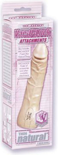 Vac U Lock The Naturals Thin Dong Ρεαλιστικό Dildo Flesh 18cm