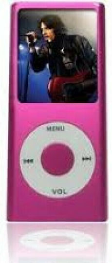 MP4-418 MP4 Player (8GB) με Οθόνη TFT 1.8" Ροζ