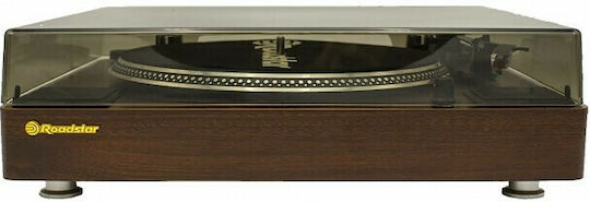 Roadstar TT-260SPK Πικάπ με Προενίσχυση και Ενσωματωμένα Ηχεία Καφέ