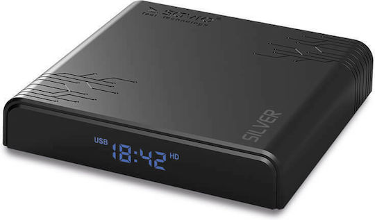 Savio TV Box TB-S01 8K UHD με WiFi USB 2.0 / USB 3.0 2GB RAM και 16GB Αποθηκευτικό Χώρο με Λειτουργικό Android 9.0