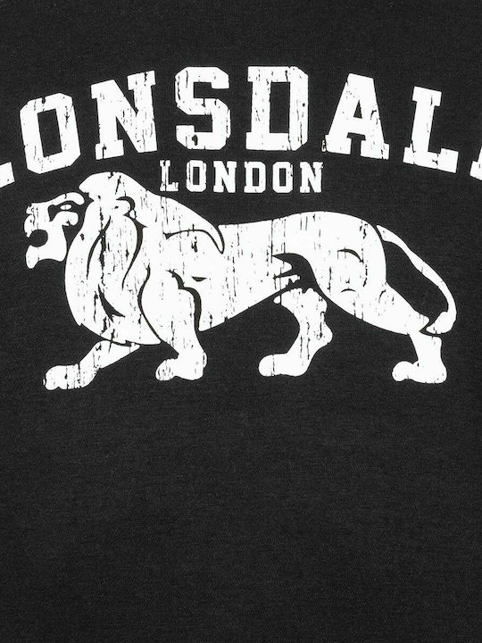 Lonsdale Men's Sweatshirt with Pockets Black