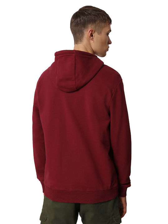 Balis Sweatshirt with Hood Burgundy