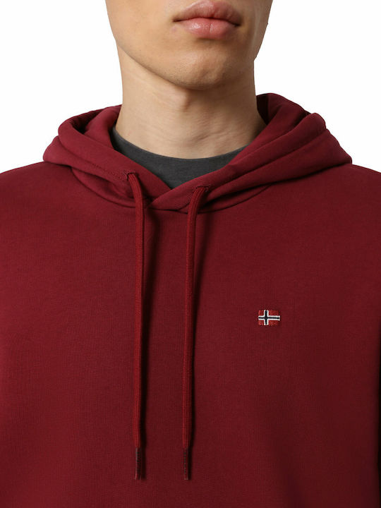 Balis Sweatshirt with Hood Burgundy