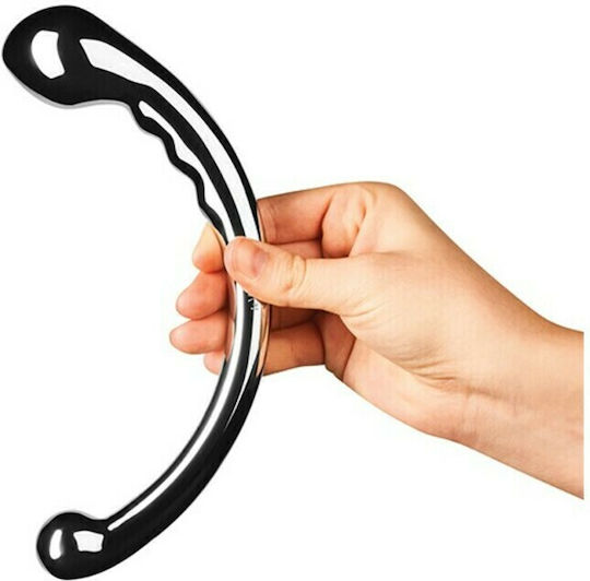 Le Wand Stainless Steel Hoop Curved Dildo Dildo Silber 26.1cm