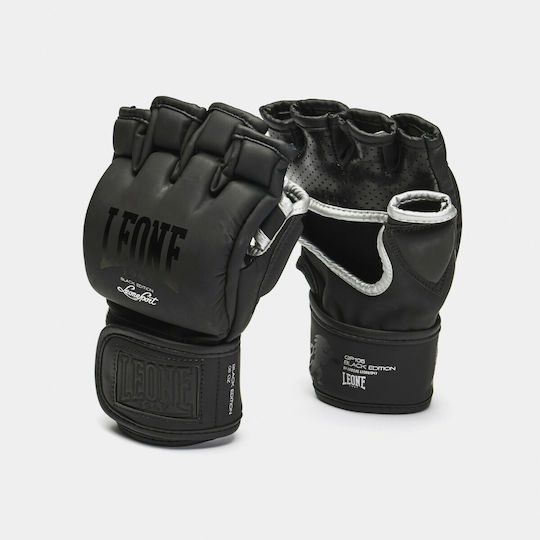 Leone MMA-Handschuhe aus Kunstleder in Schwarz
