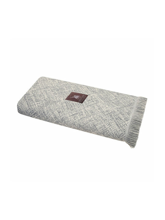 Greenwich Polo Club Three-Seater Sofa Throw 2781 180x300cm Grey / Ecru