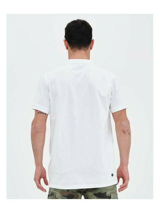 Basehit Men's Short Sleeve Blouse Polo White