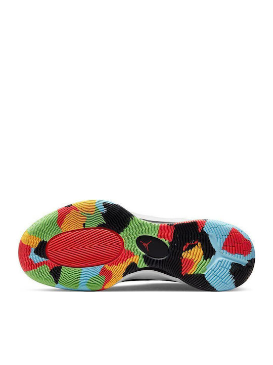 Zoom Separate High Basketball Shoes Black / White / Multicolor