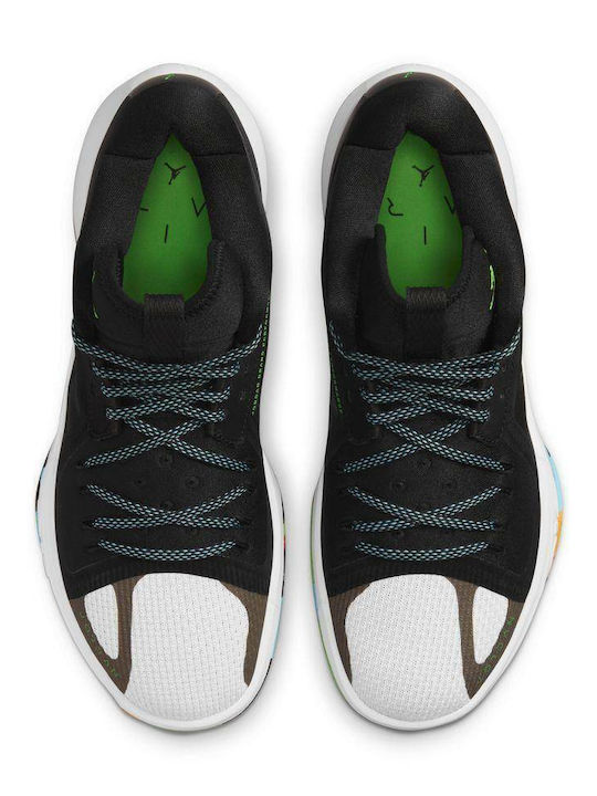 Zoom Separate High Basketball Shoes Black / White / Multicolor