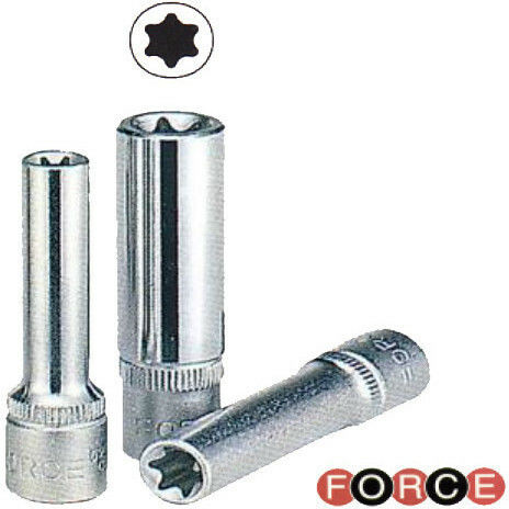 Force Socket Torx Long with Square Drive 1/2" Size E11