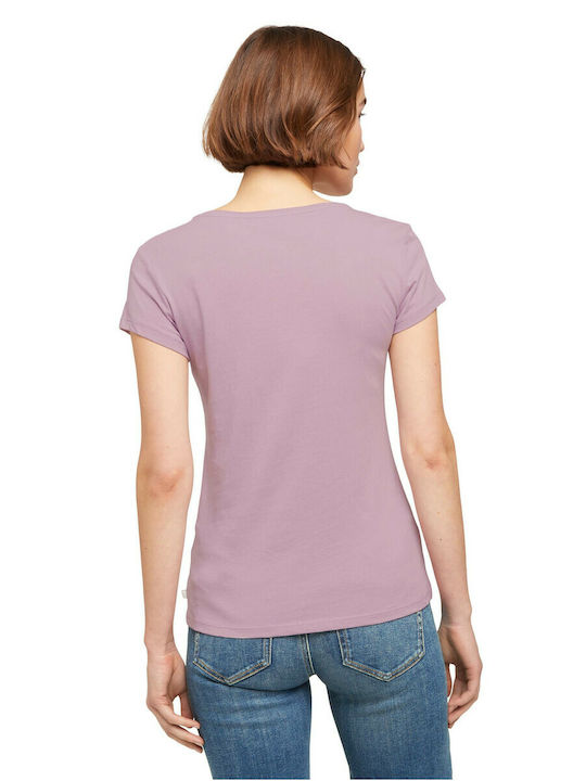 Tom Tailor Damen T-Shirt Flieder