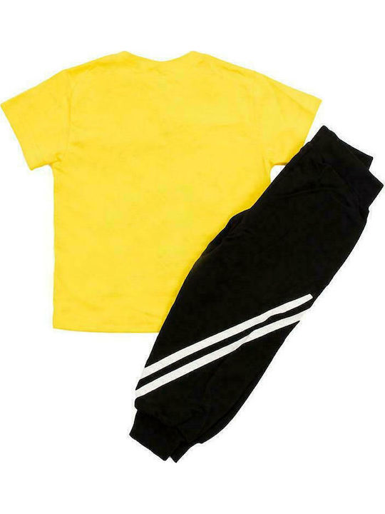 Kids' Set with Pants Summer 2pcs Yellow