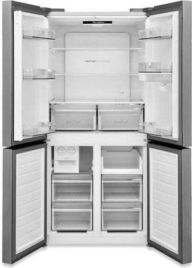 Finlux Side-by-Side Kühlschrank 488Es NoFrost H179xB84xT69cm. Inox FXCA FD620PUREBDF