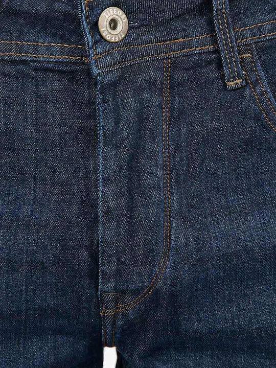 Herrenshorts Jeans Blau