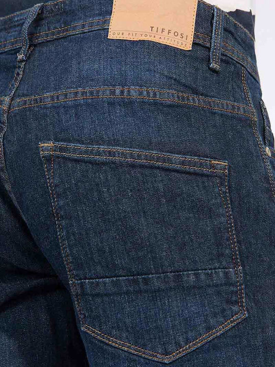 Herrenshorts Jeans Blau