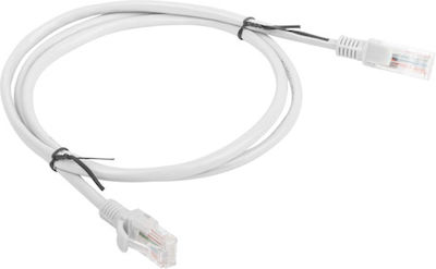 Lanberg U/UTP Cat.6 Ethernet Network Cable 1m White 1pcs