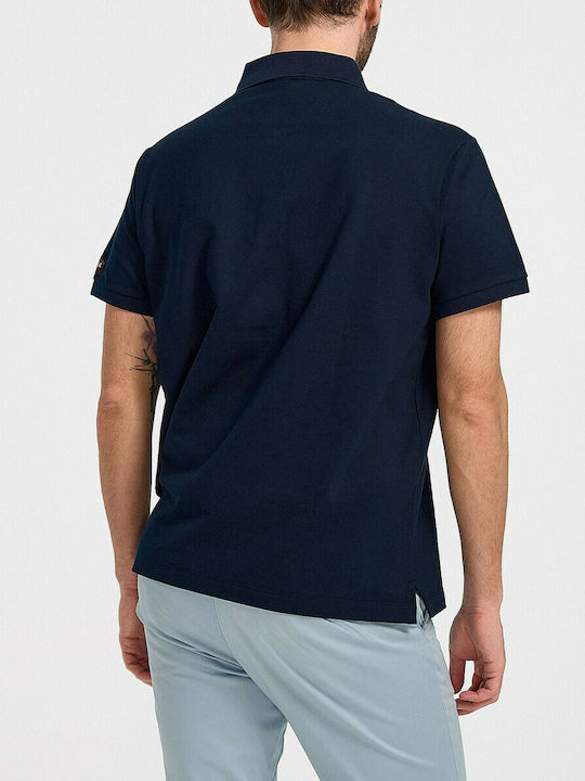 Paul & Shark Ανδρικό T-shirt Polo Navy Μπλε