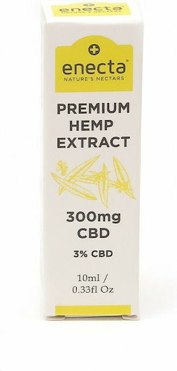 Enecta Premium Hemp Extract Масло Канабис в Капки 300мг с 3% CBD 10мл