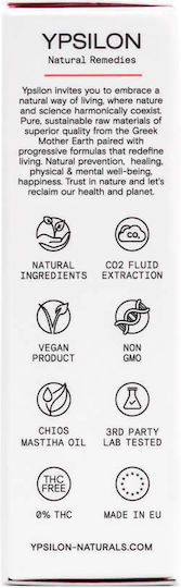 Ypsilon Premium Extract Öl Hanfprodukte (CBD) in Drops 2500mg Stark mit 25% CBD 10ml