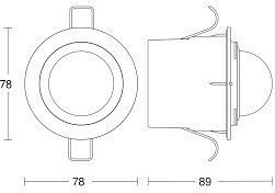 Steinel Wired Infrared Motion Sensor 360° Detection Scope 4m