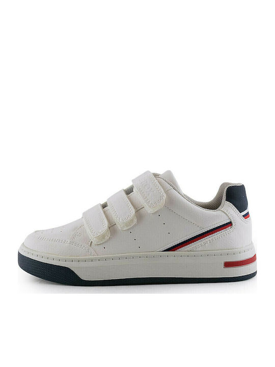 Παιδικά Sneakers με Σκρατς Λευκά