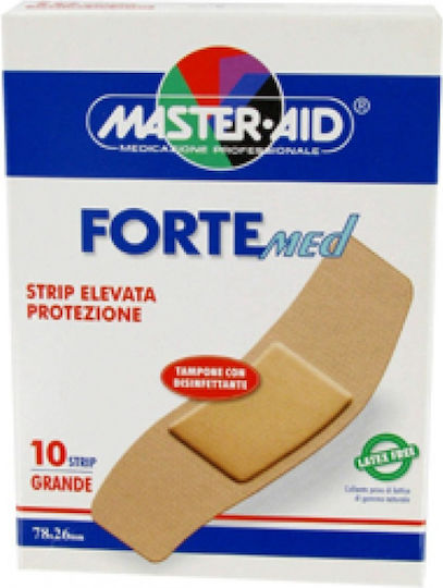 Master Aid Адхезивни пластири Forte Med 78x26мм 10бр