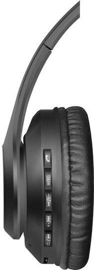 Defender FREEMOTION B552 Ασύρματα Bluetooth Over Ear Ακουστικά με Ραδιόφωνο με 4 ώρες Λειτουργίας Μαύρα