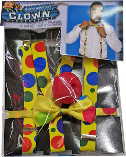 Clown Set 3pcs Carnival Bow Tie 3pcs