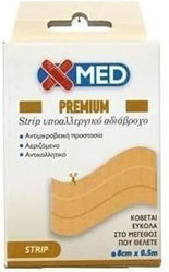 X-Med Wasserdichte und sterilisierte Selbstklebende Bandagen X-Med Premium Strip 500x8cm 1Stück