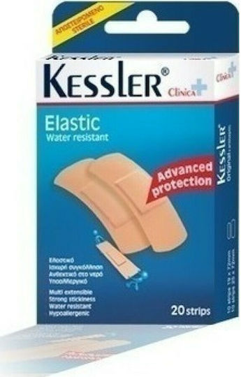 Kessler Clinica Elastic Waterproof & Sterilized Plasters 20pcs