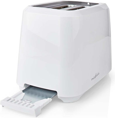 Nedis Toaster 2 Slots 700W White