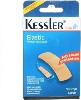 Kessler Impermeabile și Sterilizate Plasturi Autoadezivi Clinica Elastic Mare 10buc