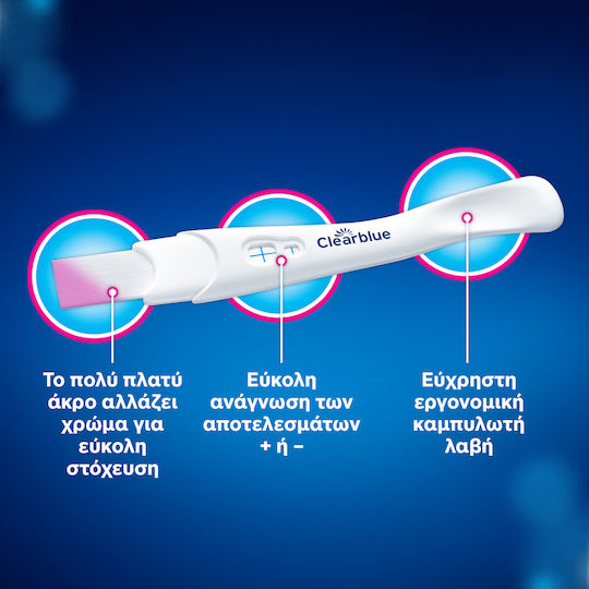 Clearblue Rapid Detection 1бр Тест за бременност с резултати още след 1 минута