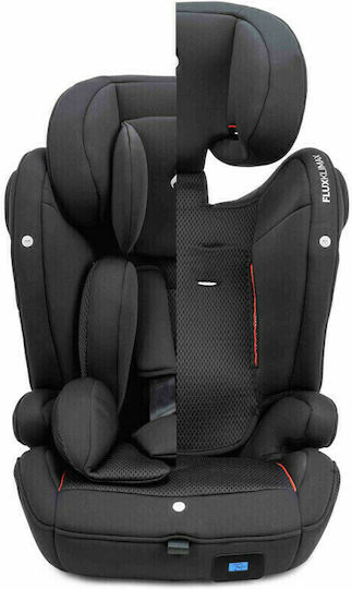 Osann Flux Klimax Καθισματάκι Αυτοκινήτου με Isofix All Black 21 15-36 kg