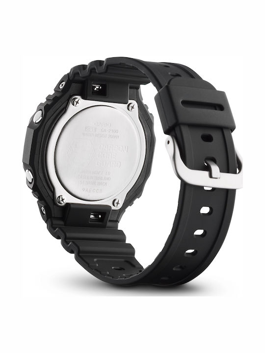 Casio G-Shock Analog/Digital Men's Watch 49mm Chronograph Battery with Black Rubber Strap